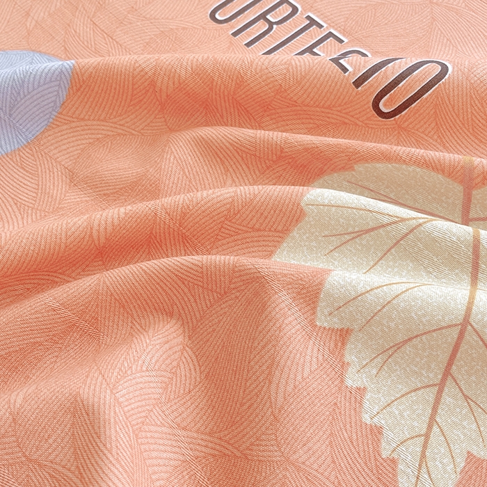 91家纺网 家纺一手货源 找家纺 家贝爱 2024新款原棉老粗布床单 枫叶情