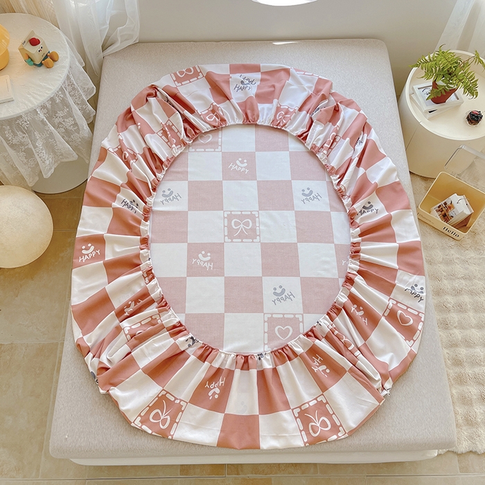 91家纺网 家纺一手货源 找家纺 家贝爱 2024新款原棉老粗布床笠 简爱