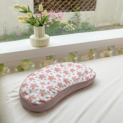 91家纺网 家纺一手货源 找家纺 （总）其乐枕芯 2024新款全棉猫耳朵立体荞麦枕头枕芯护颈枕超30天不退不换 