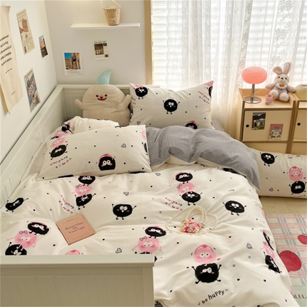 91家纺网 家纺一手货源 找家纺 （总）寻米 2024新款全棉印花四件套