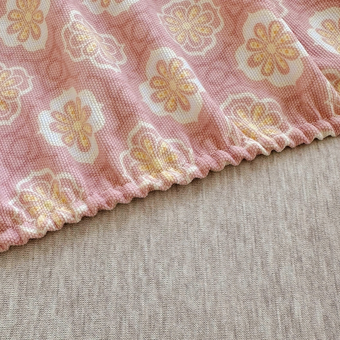 91家纺网 家纺一手货源 找家纺 家贝爱 2024新款原棉老粗布床笠 芳华