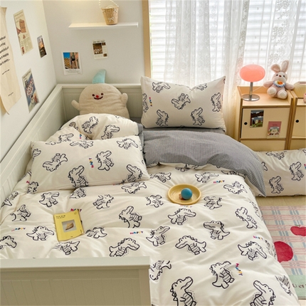 91家纺网 家纺一手货源 找家纺 （总）寻米 2024新款全棉印花四件套