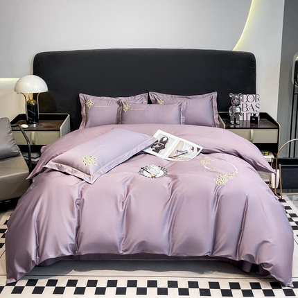 91家纺网 家纺一手货源 找家纺 （总）艾迪尚家纺 2025新款120S刺绣长绒棉四六件套