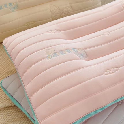 91家纺网 家纺一手货源 找家纺 （总）其乐枕芯 2024新款冰丝乳胶护颈枕超30天不退不换 