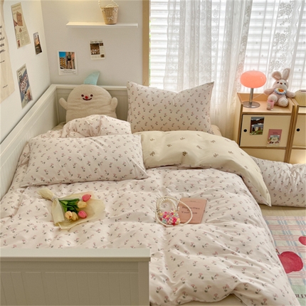 91家纺网 家纺一手货源 找家纺 （总）寻米 2024新款全棉印花四件套