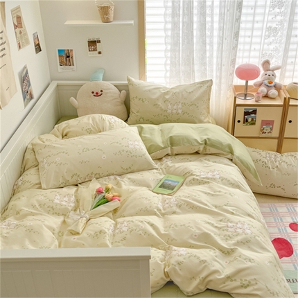 91家纺网 家纺一手货源 找家纺 （总）寻米 2024新款全棉印花四件套