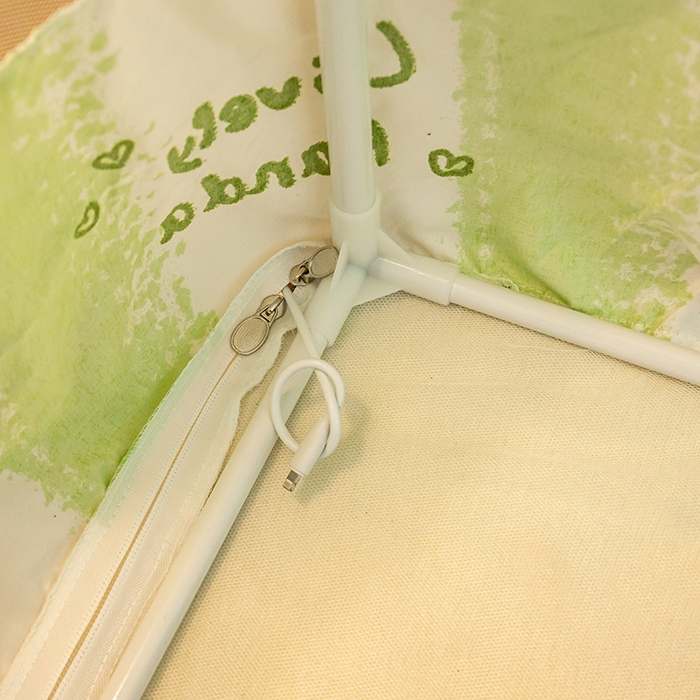 91家纺网 家纺一手货源 找家纺 显高蚊帐2025新款坐床遮光防尘坐床回底遮光蚊帐系列 熊猫宝贝