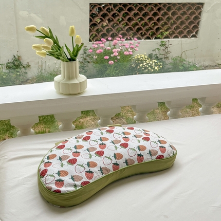 91家纺网 家纺一手货源 找家纺 （总）其乐枕芯 2024新款全棉猫耳朵立体荞麦枕头枕芯护颈枕超30天不退不换 