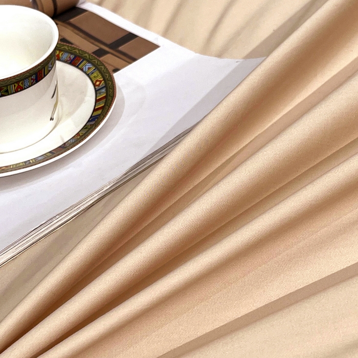 91家纺网 家纺一手货源 找家纺 艾迪尚家纺 2025新款120S刺绣长绒棉单被套 山茶花-香槟金