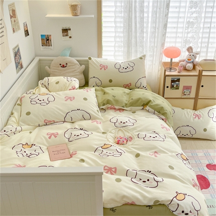 91家纺网 家纺一手货源 找家纺 （总）寻米 2024新款全棉印花四件套