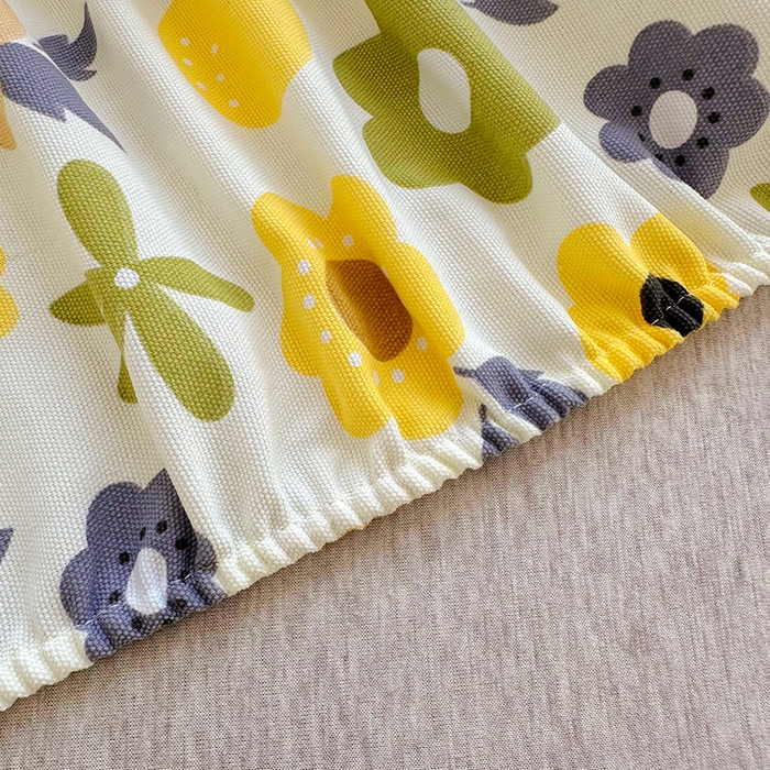 91家纺网 家纺一手货源 找家纺 家贝爱 2024新款原棉老粗布床笠 浅夏