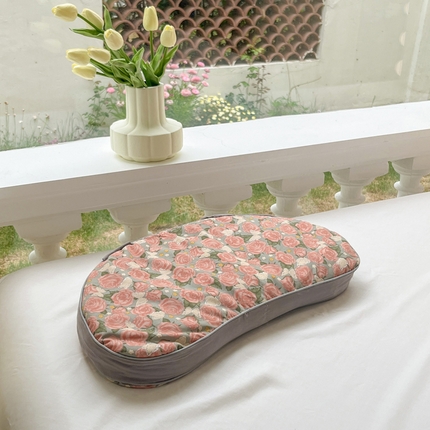 91家纺网 家纺一手货源 找家纺 （总）其乐枕芯 2024新款全棉猫耳朵立体荞麦枕头枕芯护颈枕超30天不退不换 