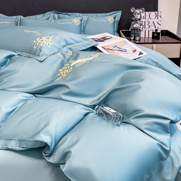 91家纺网 家纺一手货源 找家纺 （总）艾迪尚家纺 2025新款120S刺绣长绒棉四六件套