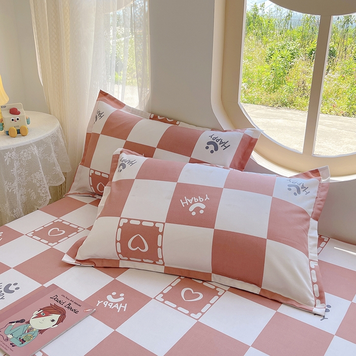 91家纺网 家纺一手货源 找家纺 家贝爱 2024新款原棉老粗布床笠 简爱