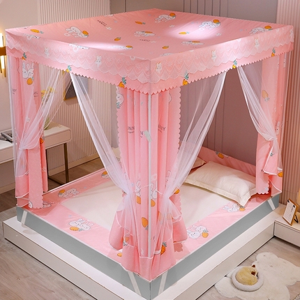 显高蚊帐2025新款坐床遮光防尘坐床回底遮光蚊帐系列 兔宝贝