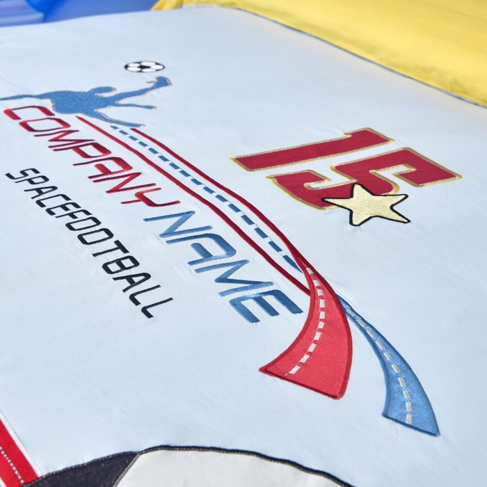 91家纺网 家纺一手货源 找家纺 佳梦家纺 2024新款40支全棉高端贴布绣卡通四件套 洛迪