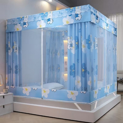 91家纺网 家纺一手货源 找家纺 （总1）显高蚊帐 2025新款坐床全底遮光防蚊防尘蚊帐系列