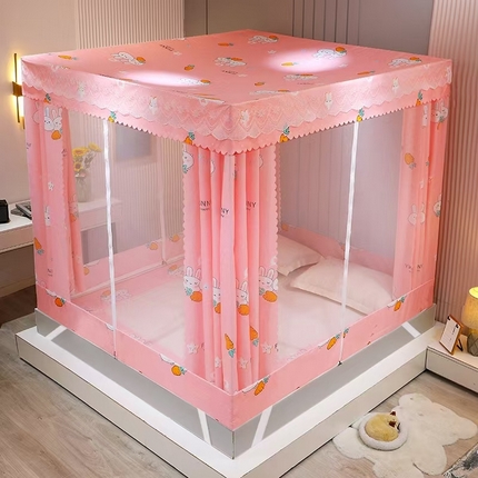 91家纺网 家纺一手货源 找家纺 （总1）显高蚊帐 2025新款坐床全底遮光防蚊防尘蚊帐系列