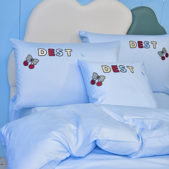 91家纺网 家纺一手货源 找家纺 佳梦家纺 2024新款40支全棉轻熟贴布绣卡通四套件 快乐之旅