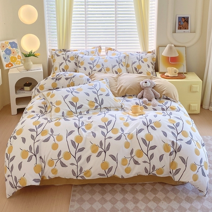 91家纺网 家纺一手货源 找家纺 （总）星期三 2024年6月新款铂金全棉13372四件套（加老板微信有会员价）