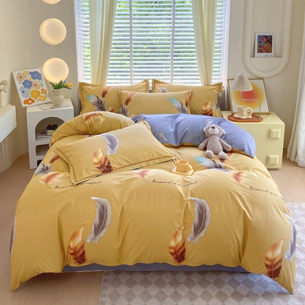 91家纺网 家纺一手货源 找家纺 （总）星期三 2024年6月新款铂金全棉13372四件套（加老板微信有会员价）