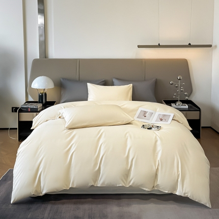 91家纺网 家纺一手货源 找家纺 （总）柠馨2024新款都市贵族系列13376铂金新疆长绒棉纯色单品系列