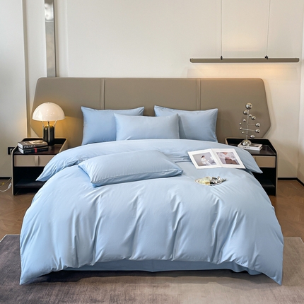 91家纺网 家纺一手货源 找家纺 （总）柠馨2024新款都市贵族系列13376铂金新疆长绒棉纯色单品系列