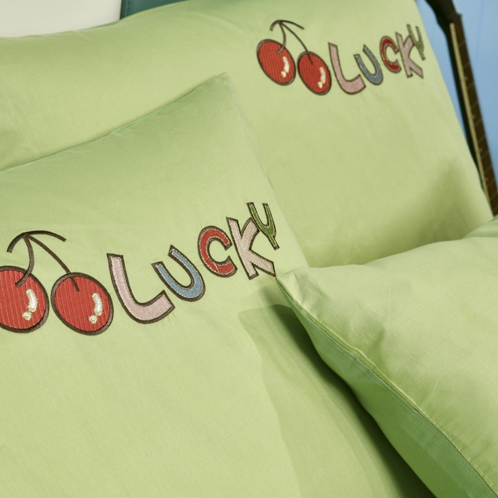 91家纺网 家纺一手货源 找家纺 佳梦家纺 2024新款40支全棉轻熟贴布绣卡通四套件 咻狗