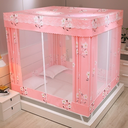 显高蚊帐2025新款坐床遮光防尘坐床回底遮光蚊帐系列