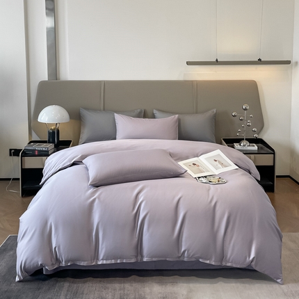 91家纺网 家纺一手货源 找家纺 （总）柠馨2024新款都市贵族系列13376铂金新疆长绒棉纯色单品系列