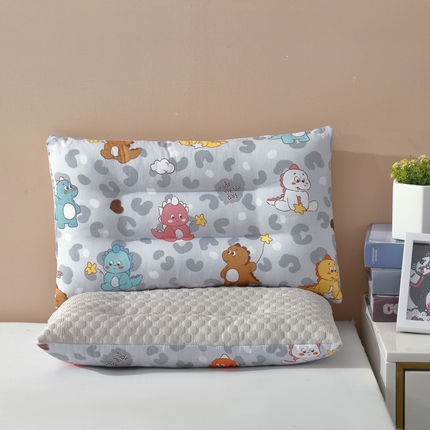 91家纺网 家纺一手货源 找家纺 （总）冬巢 2024夏季枕头全棉冰豆豆枕儿童枕卡通单个枕芯小学生专用护颈椎枕
