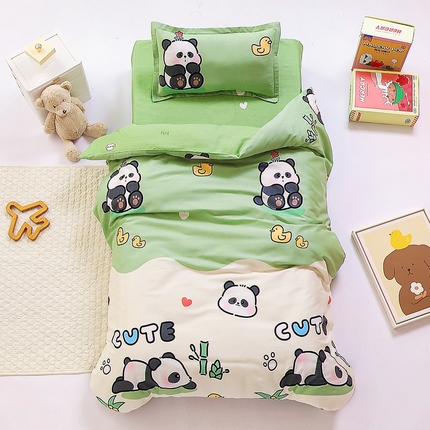 91家纺网 家纺一手货源 找家纺 （总）芭伯妮2025AB版全棉幼儿园三件套儿童被子套件六件套