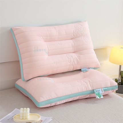 91家纺网 家纺一手货源 找家纺 （总）天意美 2024新款冰丝乳胶护颈枕夏凉枕48x74