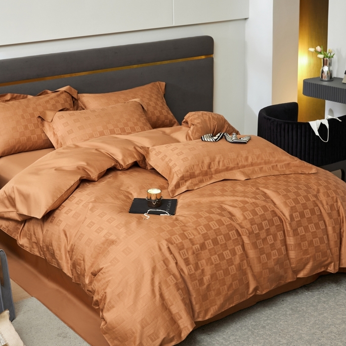 91家纺网 家纺一手货源 找家纺 恒尚居 2024新款100支长绒棉提花四件套 042梦幻