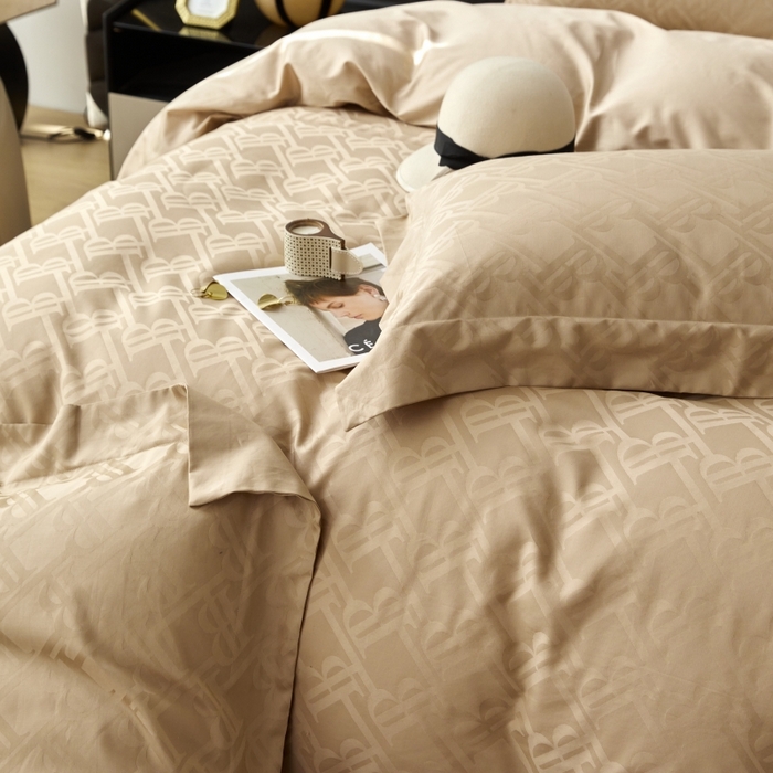 91家纺网 家纺一手货源 找家纺 恒尚居 2024新款100支长绒棉提花四件套 037巴博利