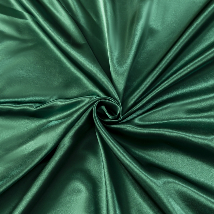 91家纺网 家纺一手货源 找家纺 2025款仿真丝色丁被套单件跨境外贸纯色单品被套爆款单件床上用品可定制 墨绿