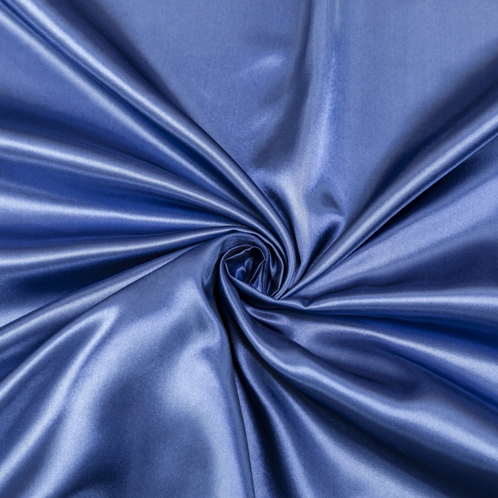 91家纺网 家纺一手货源 找家纺 2025款仿真丝色丁床笠+枕套套装三件套床上用品跨境外贸纯色床笠爆款可定制 宝蓝