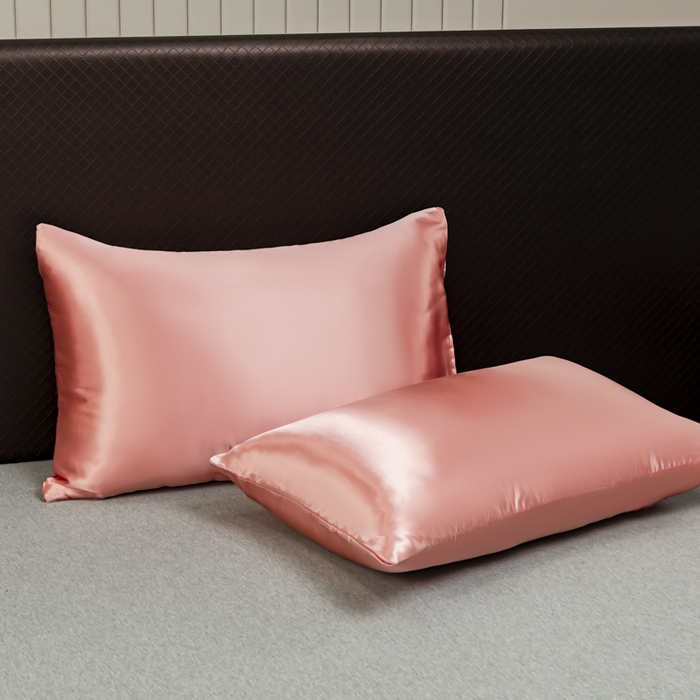 91家纺网 家纺一手货源 找家纺 2025款仿真丝色丁床单+枕套三件套跨境外贸纯色床单爆款床上用品 可定制 玉色