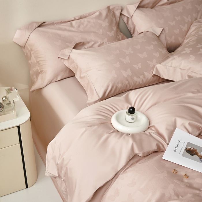 91家纺网 家纺一手货源 找家纺 恒尚居 2024新款100支长绒棉提花四件套 019梦之境