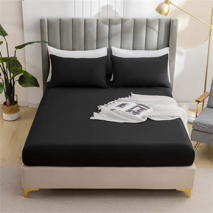 91家纺网 家纺一手货源 找家纺 （总）2025款跨境外贸纯色磨毛床单床笠套装 三、四件套床上用品 外贸专供可定制