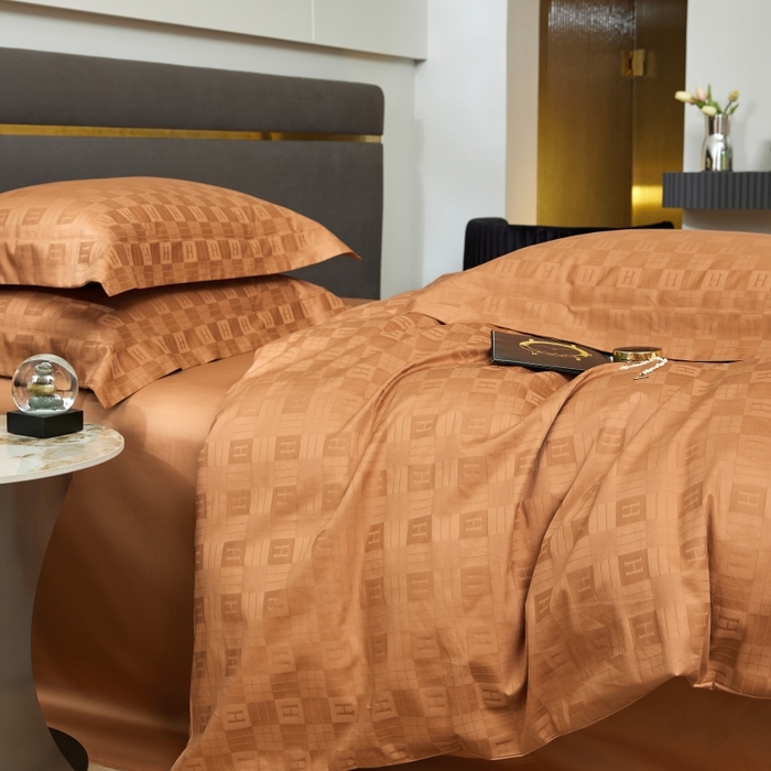 91家纺网 家纺一手货源 找家纺 恒尚居 2024新款100支长绒棉提花四件套 042梦幻