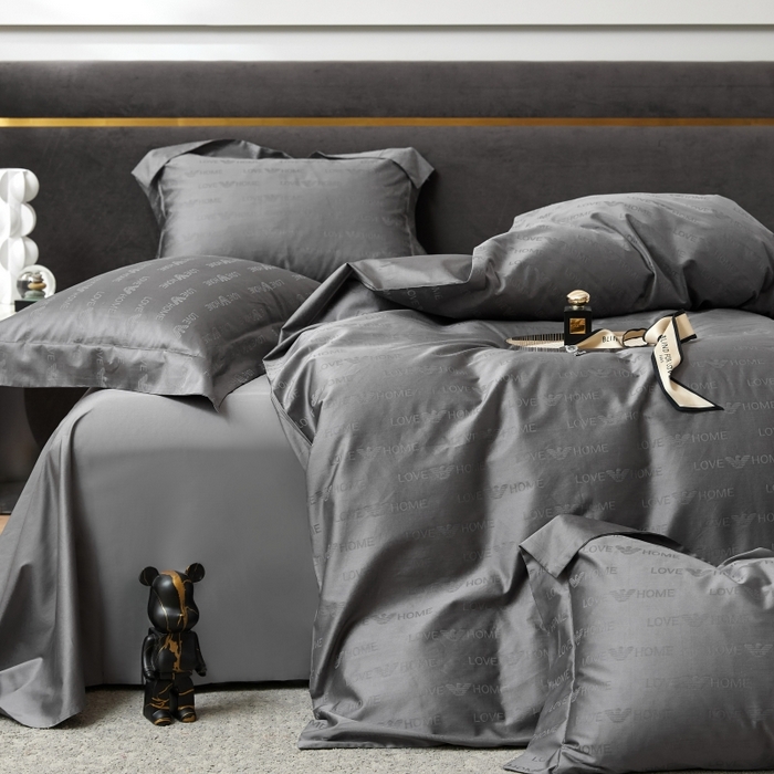 91家纺网 家纺一手货源 找家纺 恒尚居 2024新款100支长绒棉提花四件套 029爱之旅