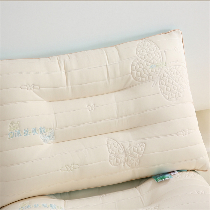 91家纺网 家纺一手货源 找家纺 （总）天意美 2024新款冰丝乳胶护颈枕夏凉枕48x74