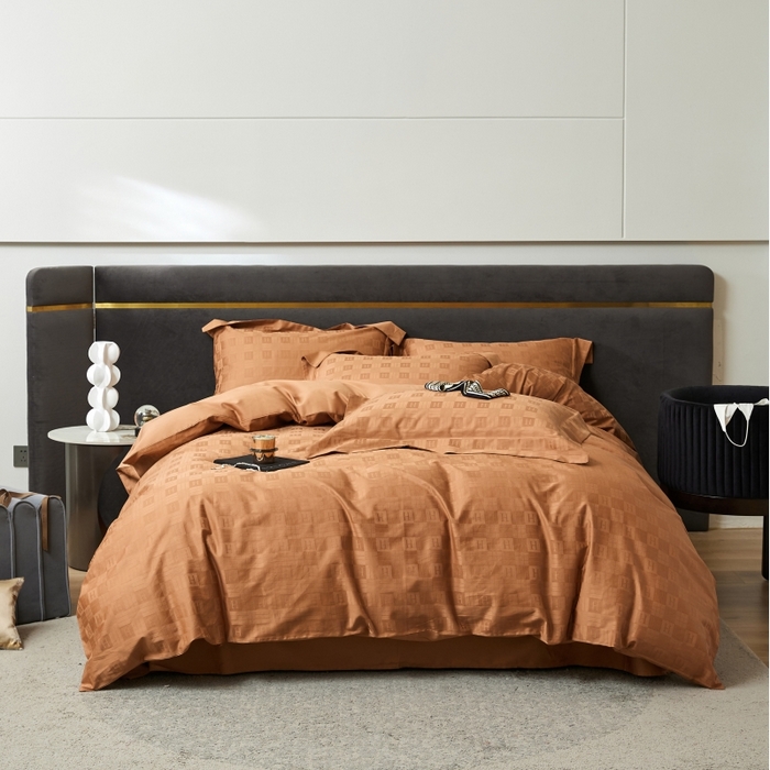 91家纺网 家纺一手货源 找家纺 恒尚居 2024新款100支长绒棉提花四件套 042梦幻