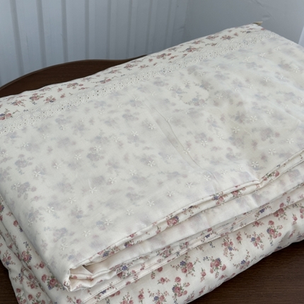 91家纺网 家纺一手货源 找家纺 （总）2025新款全棉A类双层纱小清新夏被