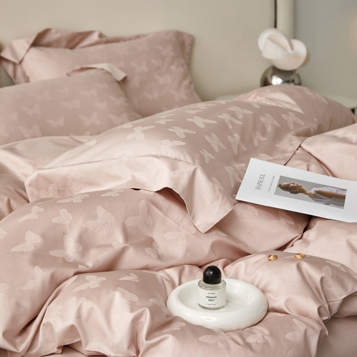 91家纺网 家纺一手货源 找家纺 恒尚居 2024新款100支长绒棉提花四件套 019梦之境