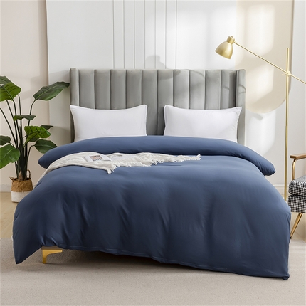 91家纺网 家纺一手货源 找家纺 （总）2025款跨境外贸纯色磨毛单被套单品床上用品 外贸专供可定制