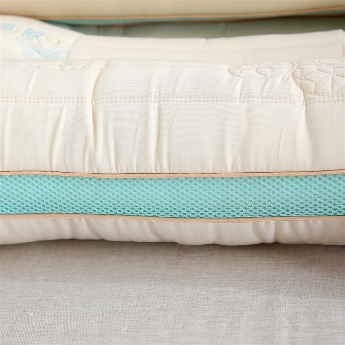 91家纺网 家纺一手货源 找家纺 （总）天意美 2024新款冰丝乳胶护颈枕夏凉枕48x74