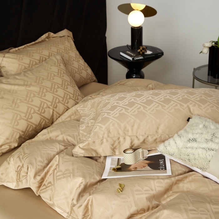 91家纺网 家纺一手货源 找家纺 恒尚居 2024新款100支长绒棉提花四件套 037巴博利