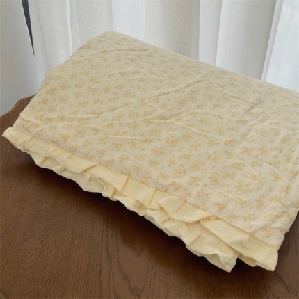 91家纺网 家纺一手货源 找家纺 （总）2025新款全棉A类双层纱小清新夏被